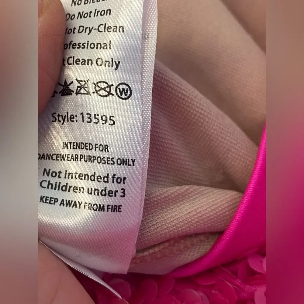 Weissman dance costume pink